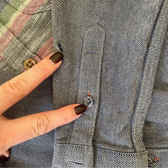 Vans Florage Button-Down Long Sleeve Shirt in Youth Medium 100% Cotton - Picture 7 of 7